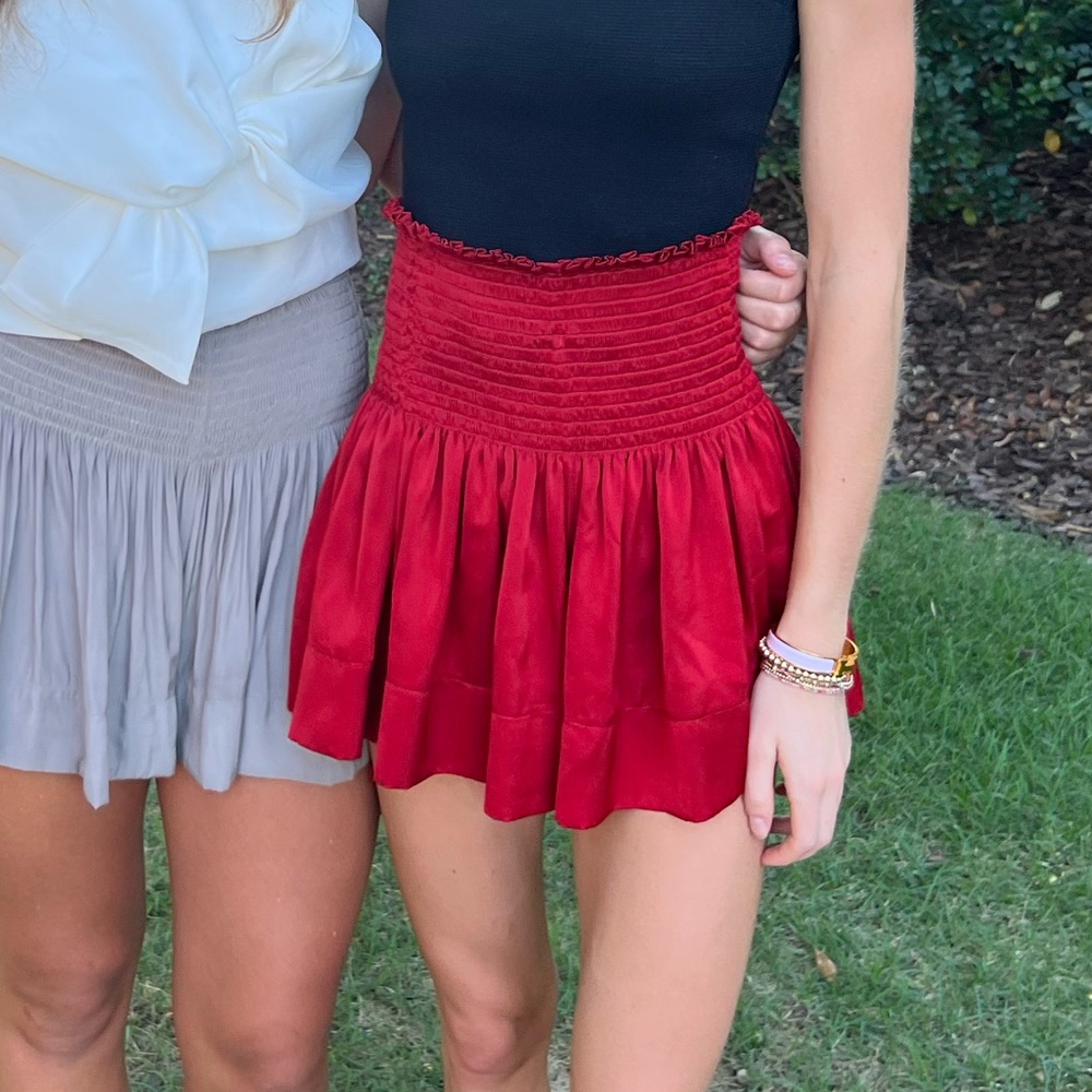 Perfect condition red Koch skirt xs